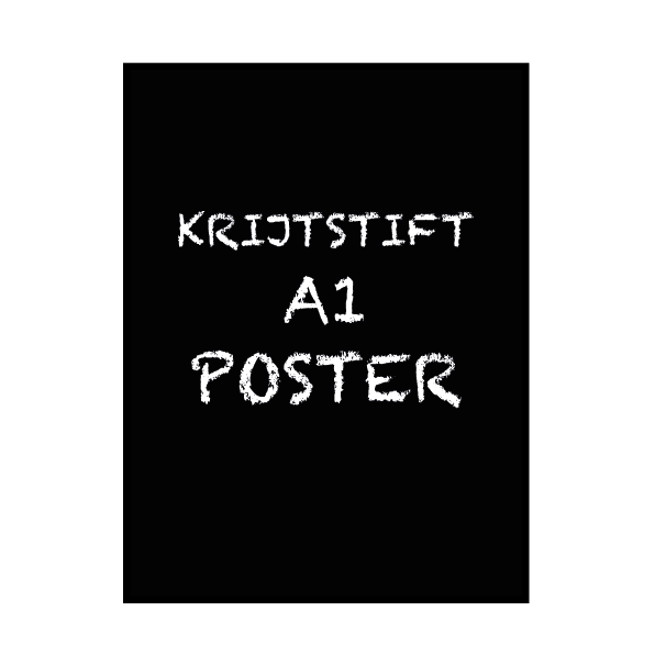 Krijtstift A1 Poster